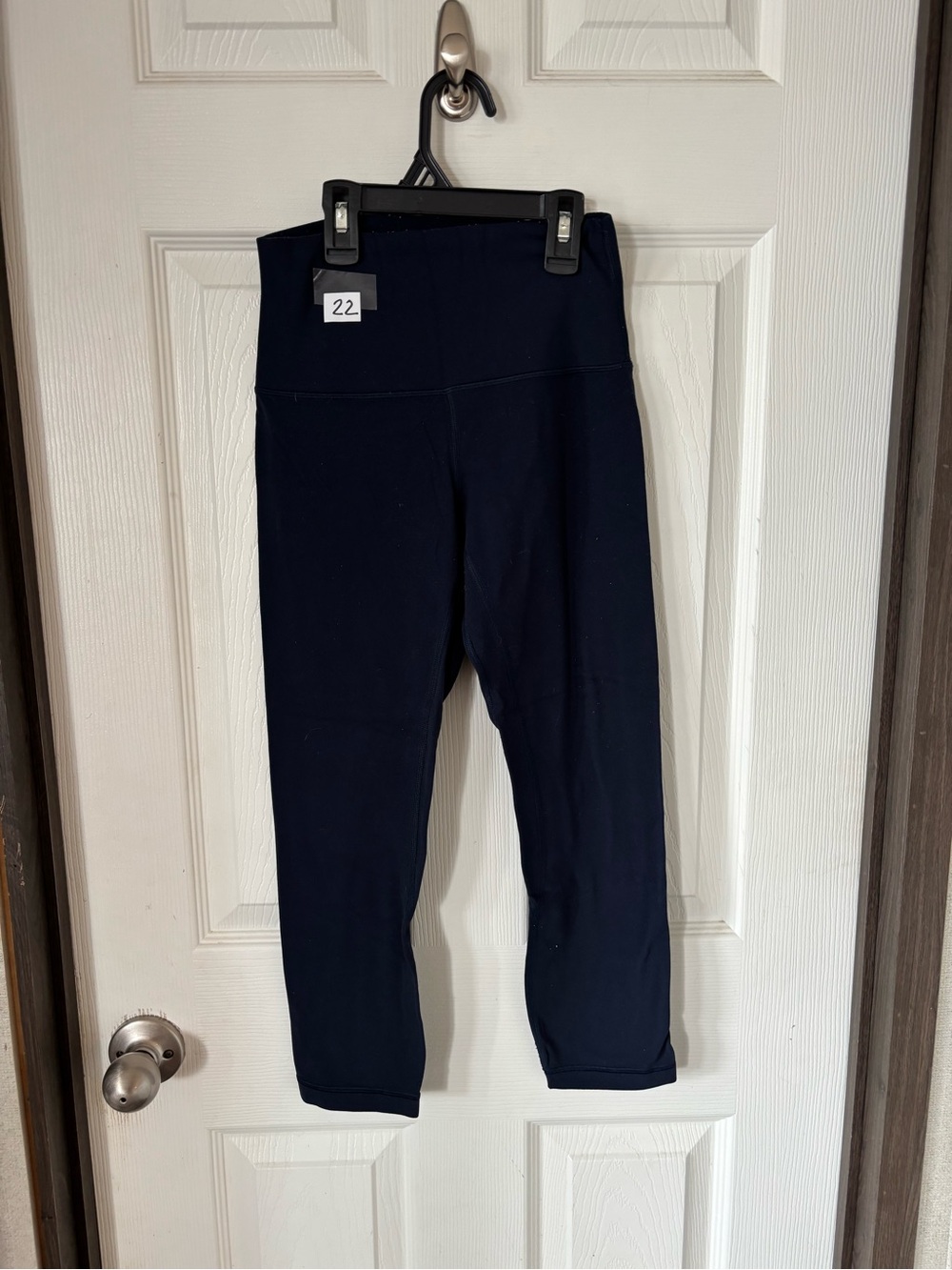 lululemon athletica Navy High-Waist Cropped Leggings